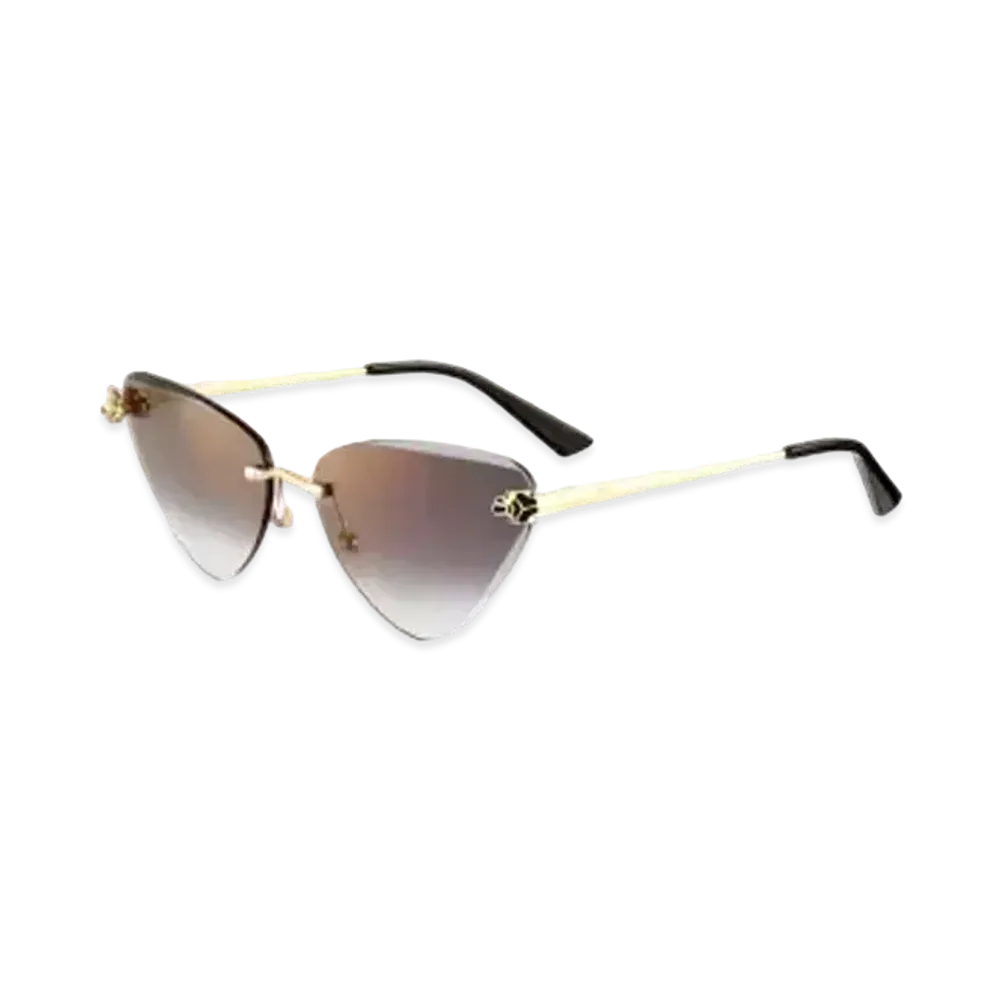Cartier Panthere de Cartier Sunglasses "Gray"