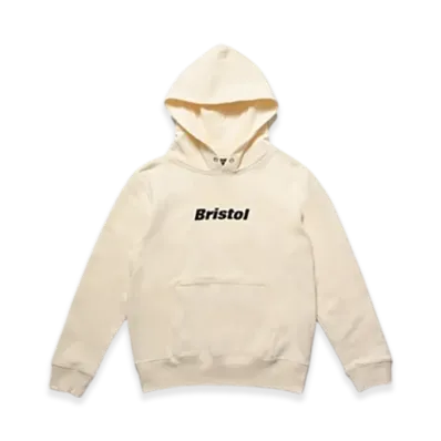 F.C.Real Bristol For Kids Authentic Logo Sweat Hoodie "Off White"