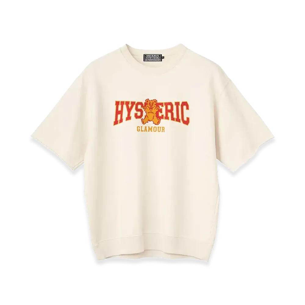 HYSTERIC GLAMOUR Firebear College Sweatshirts "White"