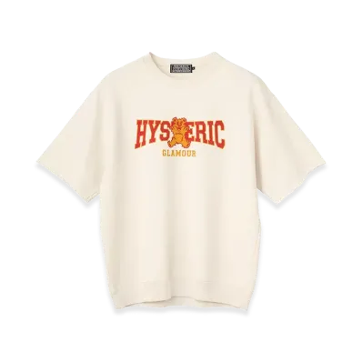 HYSTERIC GLAMOUR Firebear College Sweatshirts "White"
