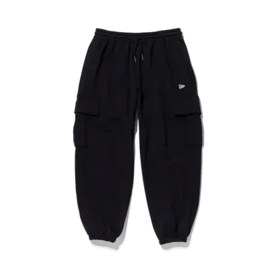 NEW ERA BLACK LABEL FW23 Heavyweight Oversized Sweat Cargo Pants "Black"