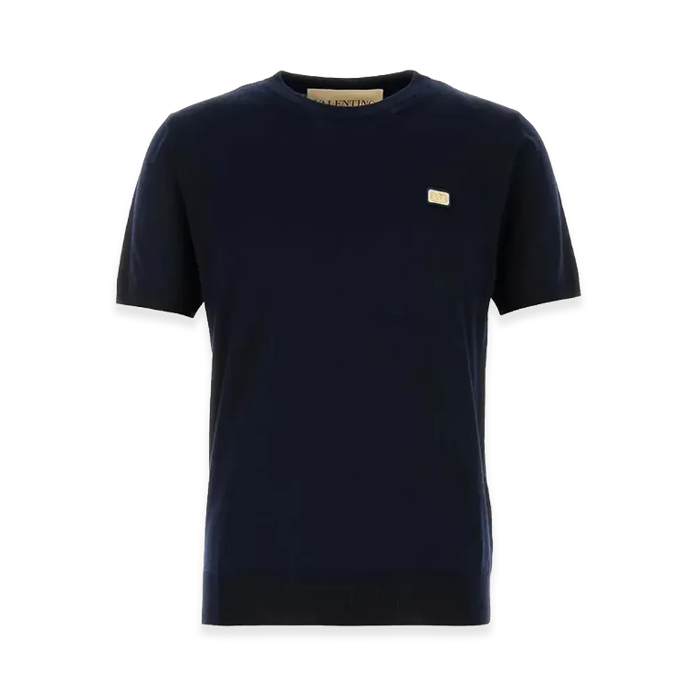 Valentino Cotton T-Shirt "Blue"