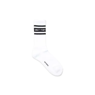 WACKO MARIA Logo Jacquard Socks "Black"
