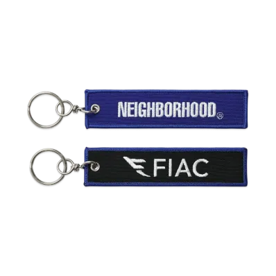 NEIGHBORHOOD x Fukuoka International Airport Keychain "Navy"