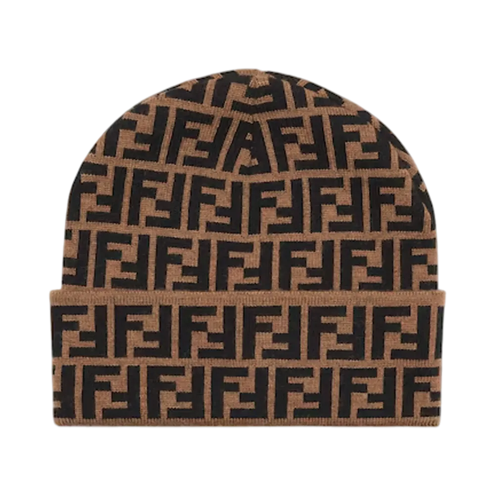 FENDI Beanie Wool Hat "Multi Color"