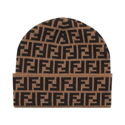 FENDI Beanie Wool Hat "Multi Color"