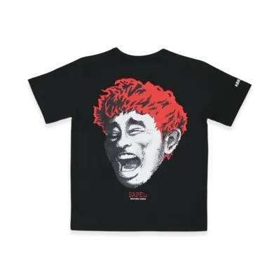 SAPEur x MASATOSHI HAMADA vol.9 Kid's Legend Smile Head S/S Tee "Black"