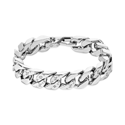 Louis Vuitton LV Chain Links Bracelet "Silver"