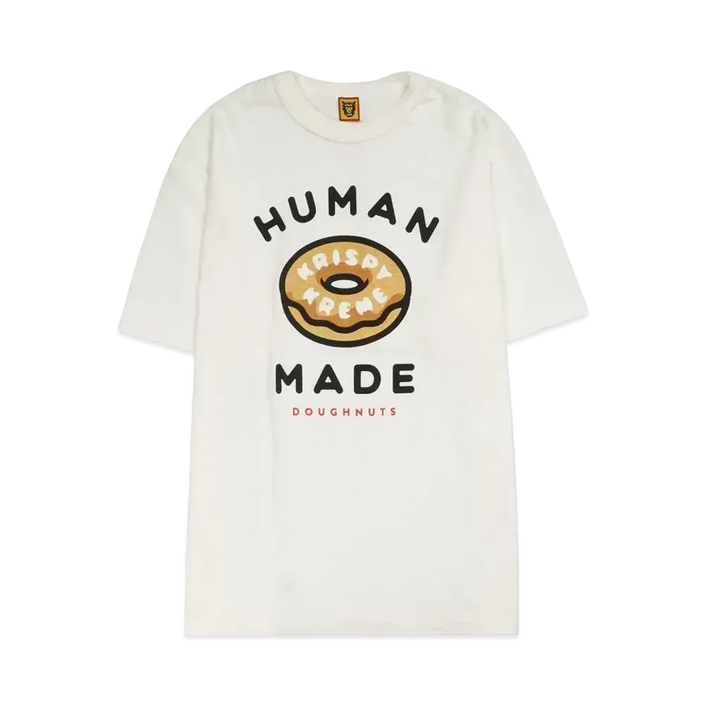 HUMAN MADE x Krispy Kreme Doughnuts Graphic T-Shirt "White"