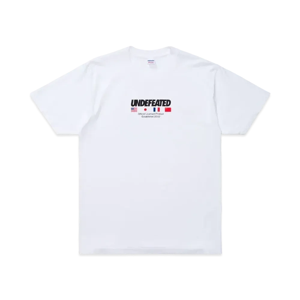UNDEFEATED OFFICIAL FLAGS S/S TEE - 80147 "White"