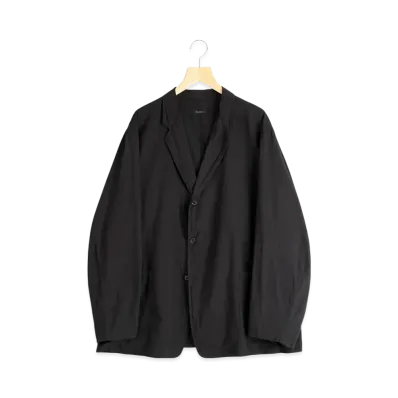 COMOLI KHADI Cotton Jacket "Black"