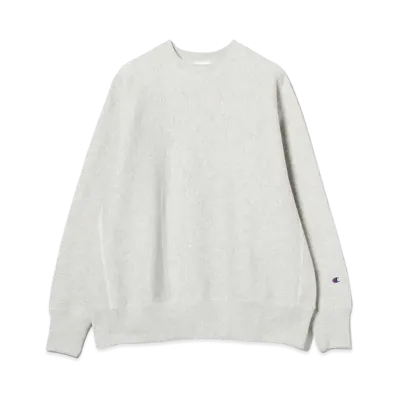 BEAMS x Champion x MIN-NANO Crew Neck Sweatshirts "Silver Gray"