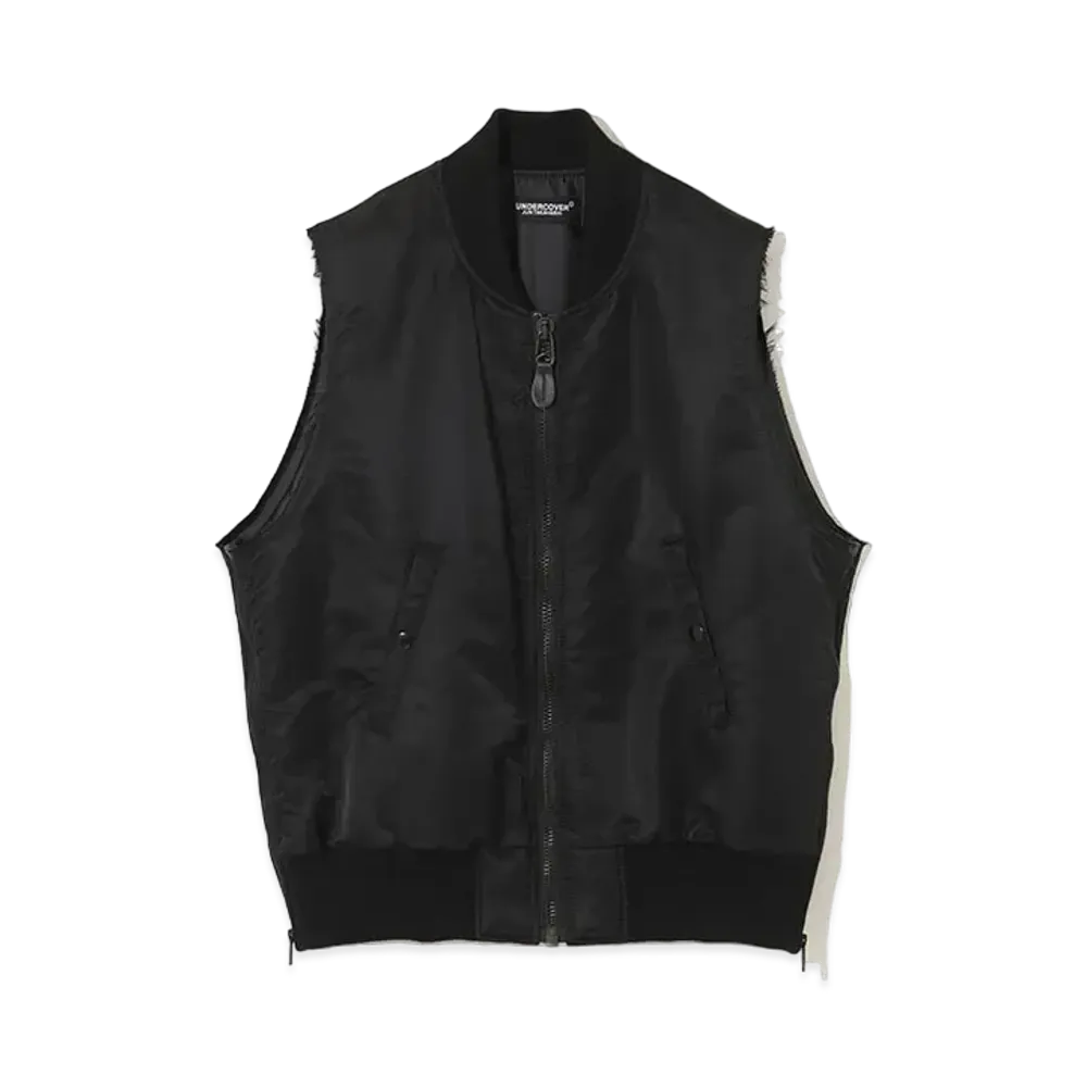UNDERCOVER Nylon MA-1 Vest "Black"
