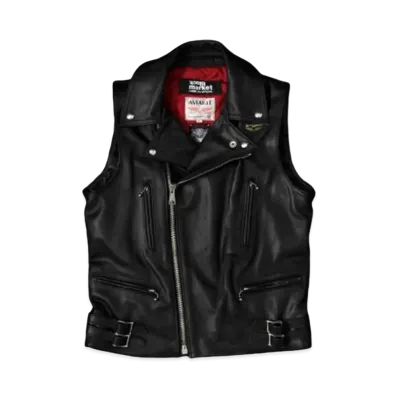 COMME des GARCONS BLACKMARKET WOLF'S HEAD VEST #2 "Black"
