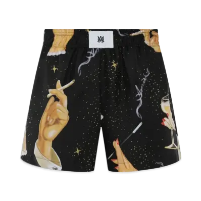 AMIRI Champagne Boxer Short "Black"