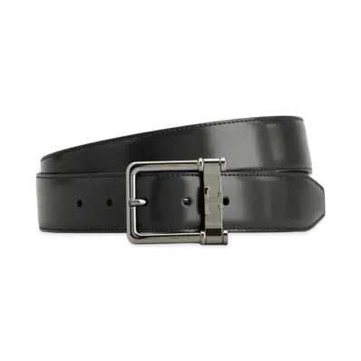 TOD'S Adjustable and Reversible Belt in Leather "Brown"