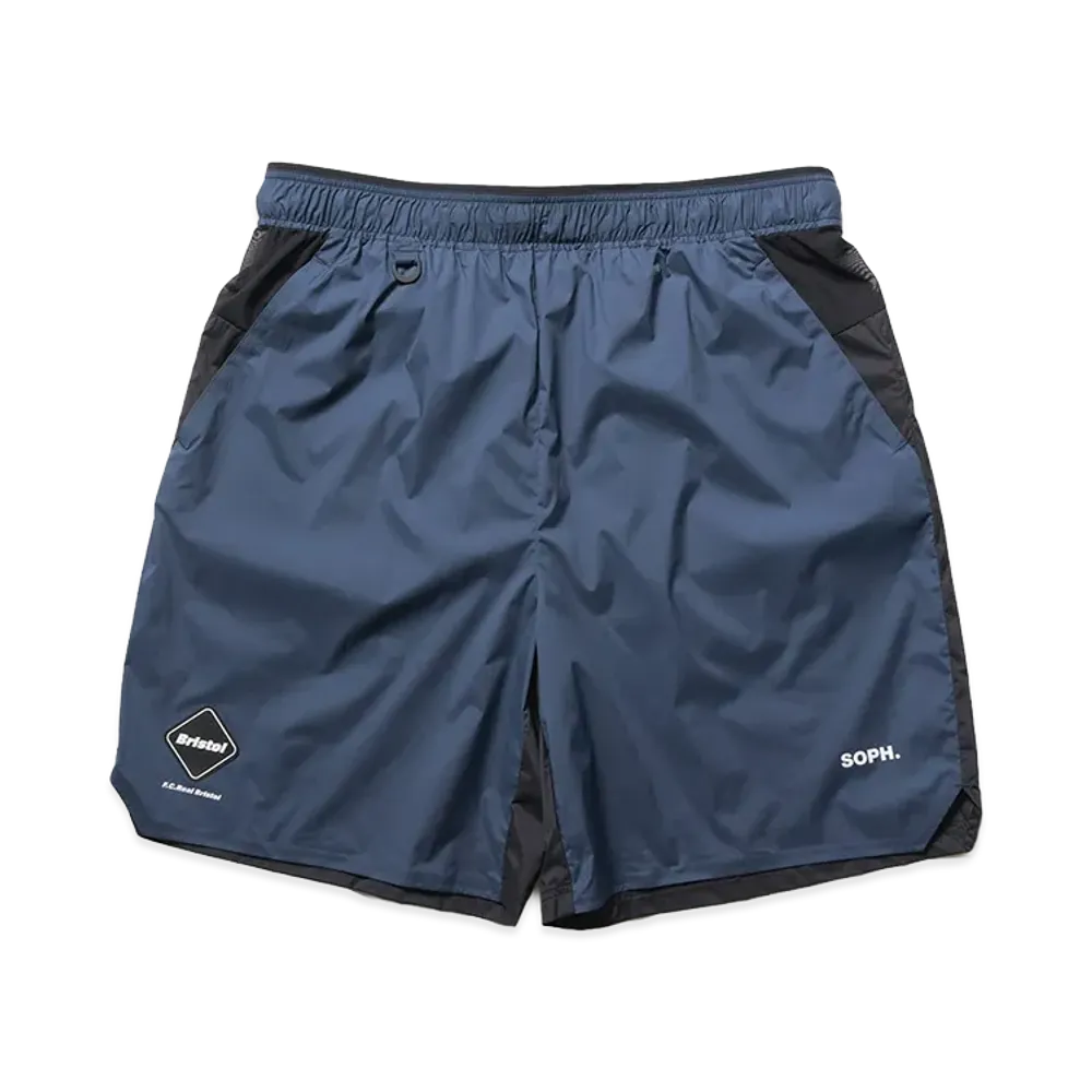 F.C.Real Bristol Light Weight Breathable Packable Shorts "Blue"