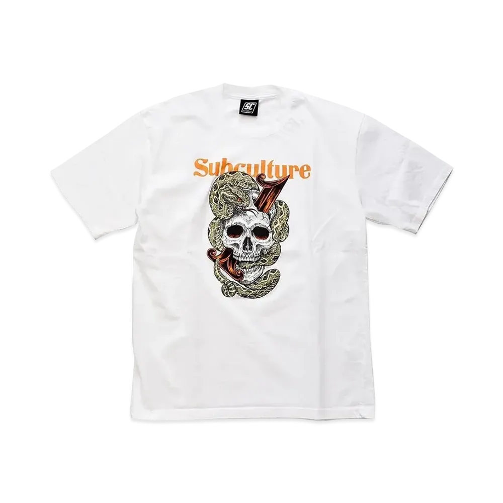 Subculture Skullsnake T-Shirt Type-C Body "White"