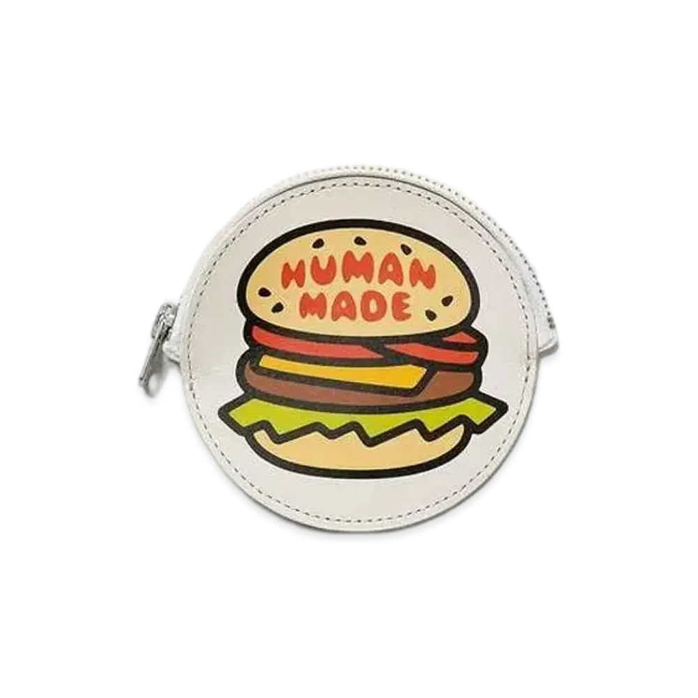 HUMAN MADE HAMBURGER CIRCLE COIN CASE "White"