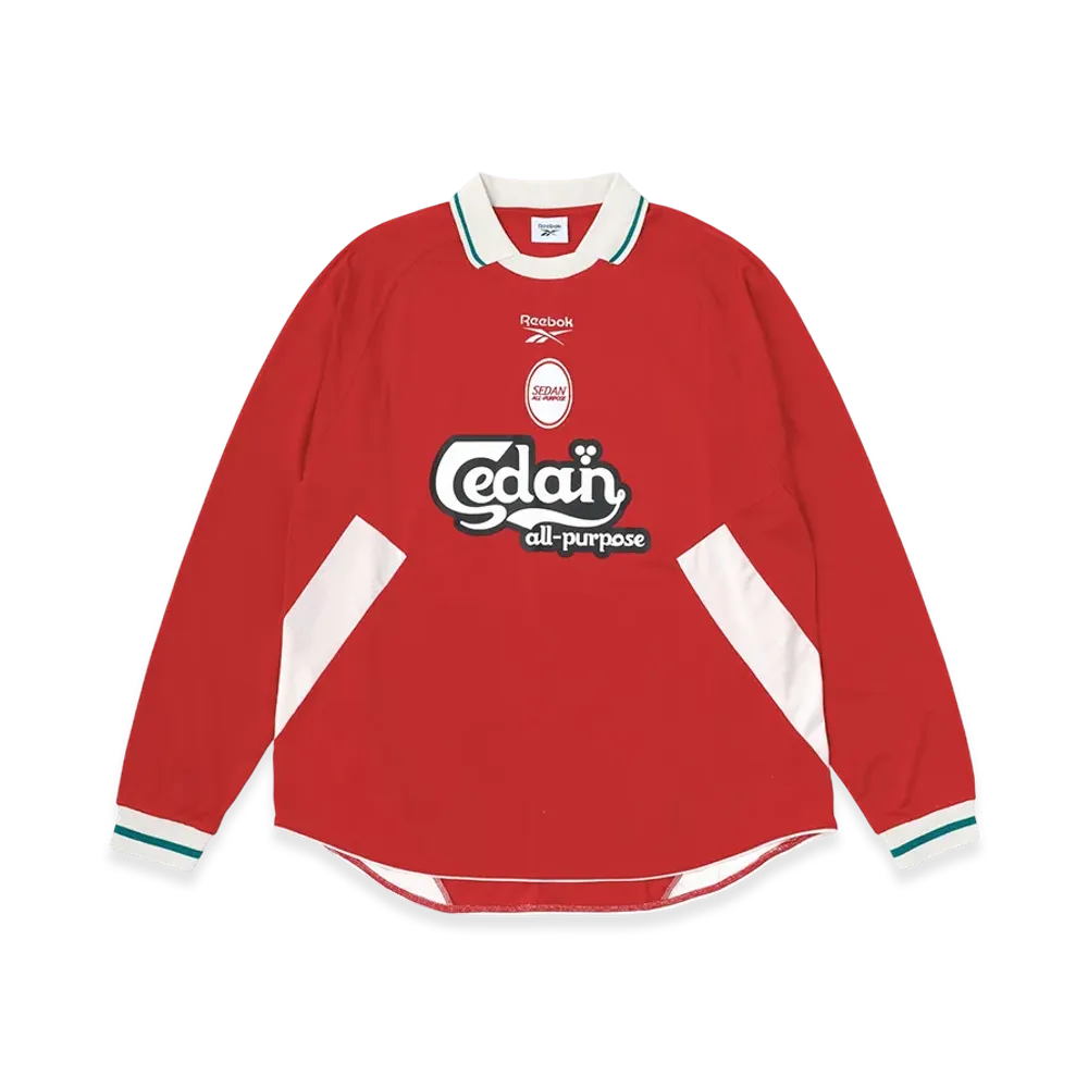 SEDAN ALL-PURPOSE x Reebok L/S Game Shirt "Red"