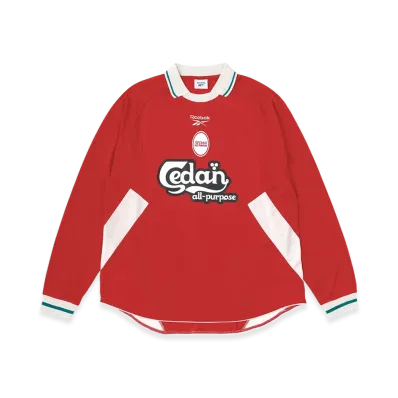 SEDAN ALL-PURPOSE x Reebok L/S Game Shirt "Red"