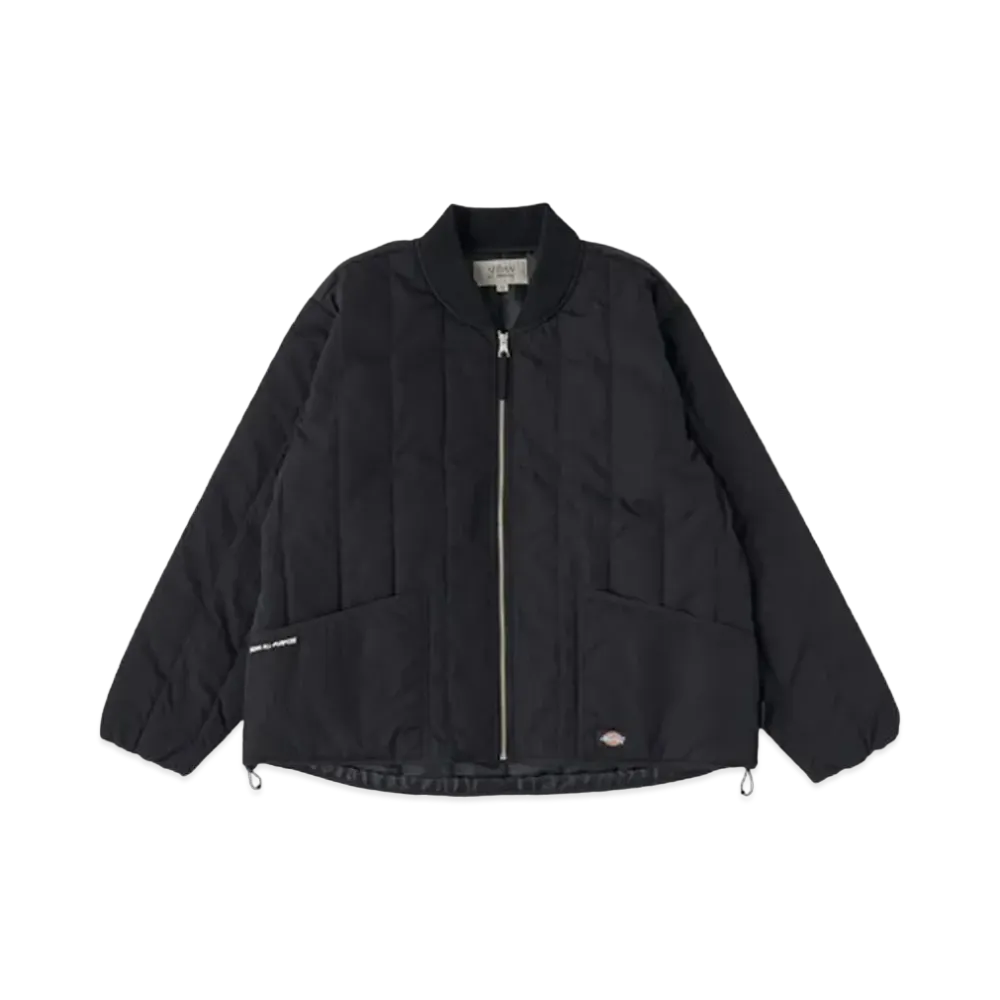 SEDAN ALL-PURPOSE x Dickies Quilted Work Jacket "Oil Black"