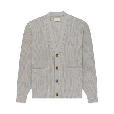 Aime Leon Dore Shaker Stitch Cardigan "Grey"