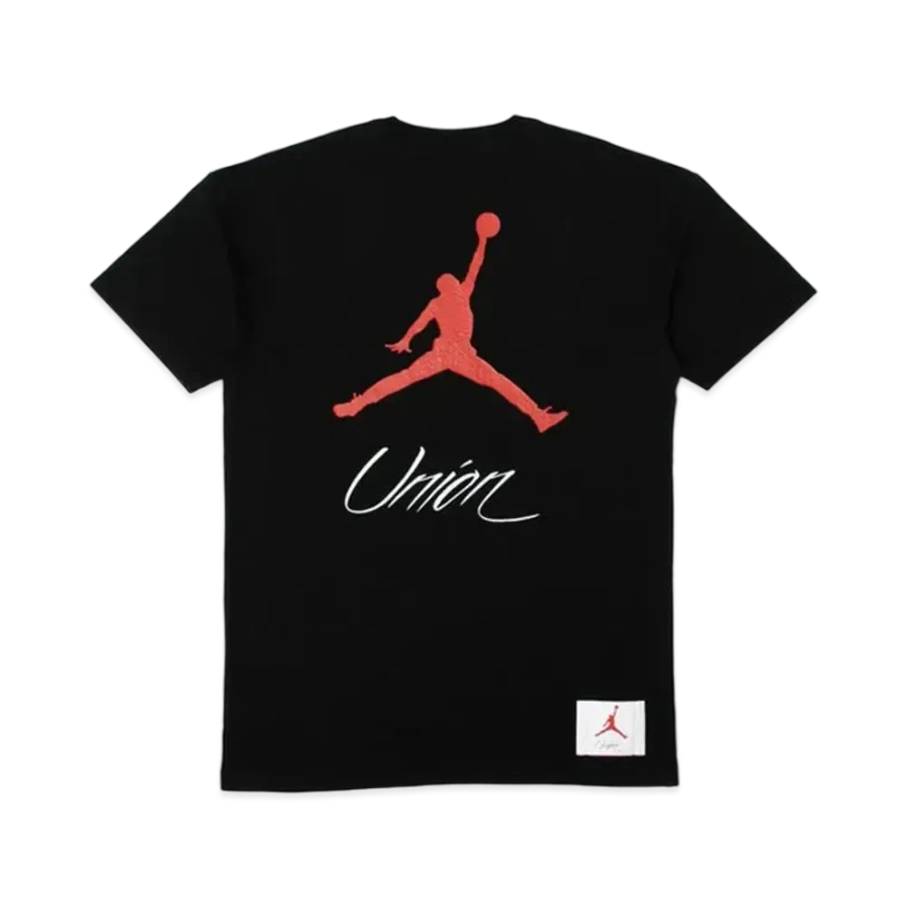 Air Jordan x Union NRG Vault AJ Flight Jumpman Tee "Black"