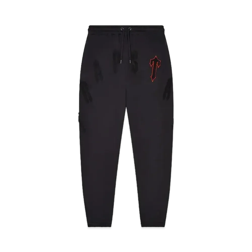 TRAPSTAR Irongate Arch Chenille 2.0 Tracksuit "Black/Red"