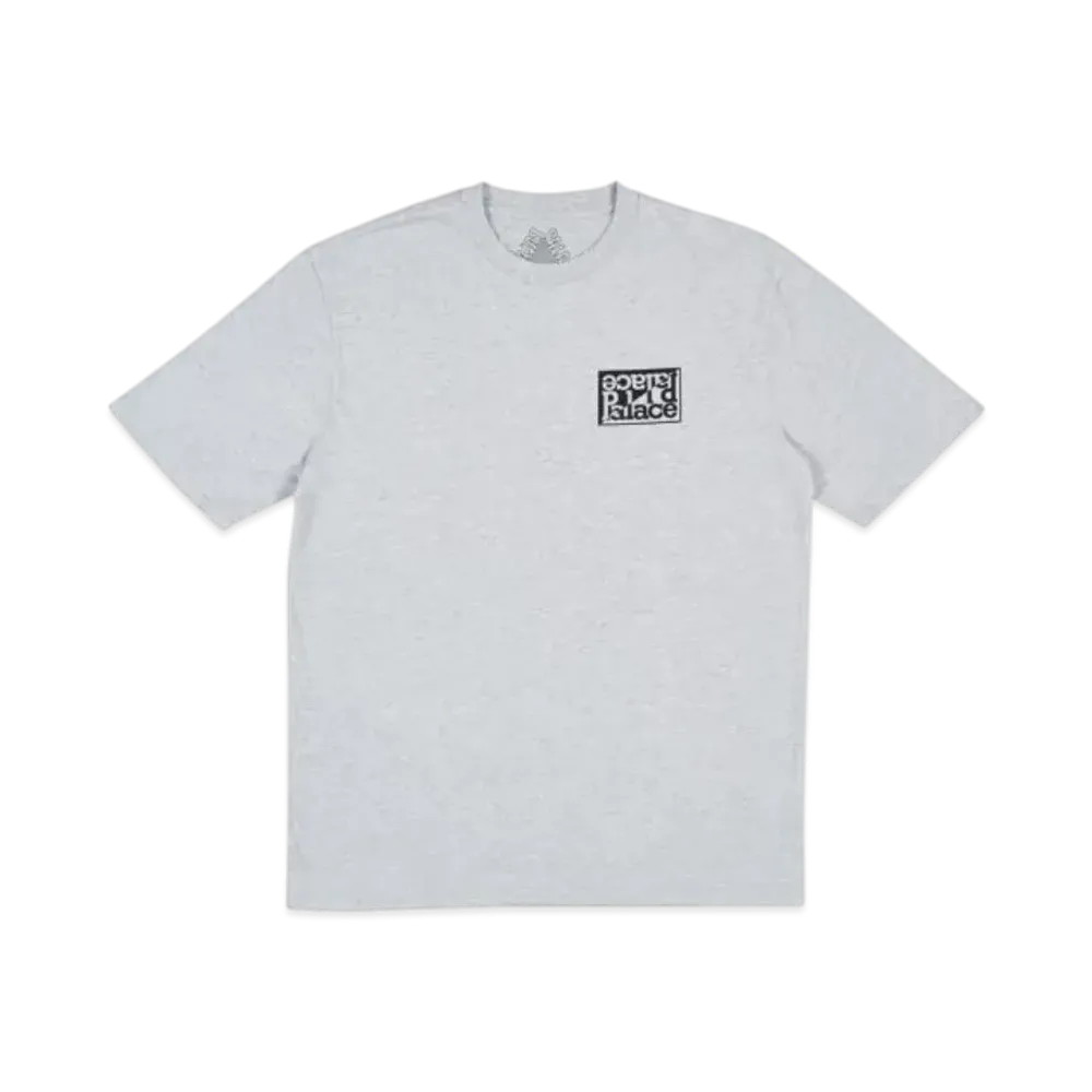 PALACE Split T-Shirt "Grey Marl"