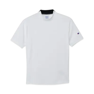 Champion Short Sleeve Mock Neck Shirt 25SS "White"