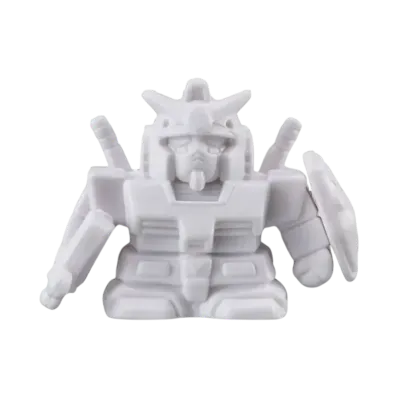 BANDAI "Gachapon Senshi SD Mecha Robokeshi" -MOBILE SUIT GUNDAM- Ver.FRGMT RX78FRGMT Gundam White