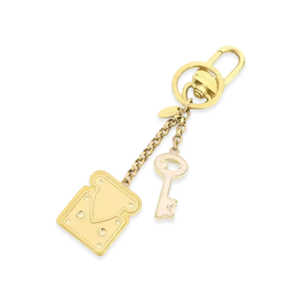 Louis Vuitton Bijoux Sac Slock Bag Charm and Key Holder ”Rose Angelique”