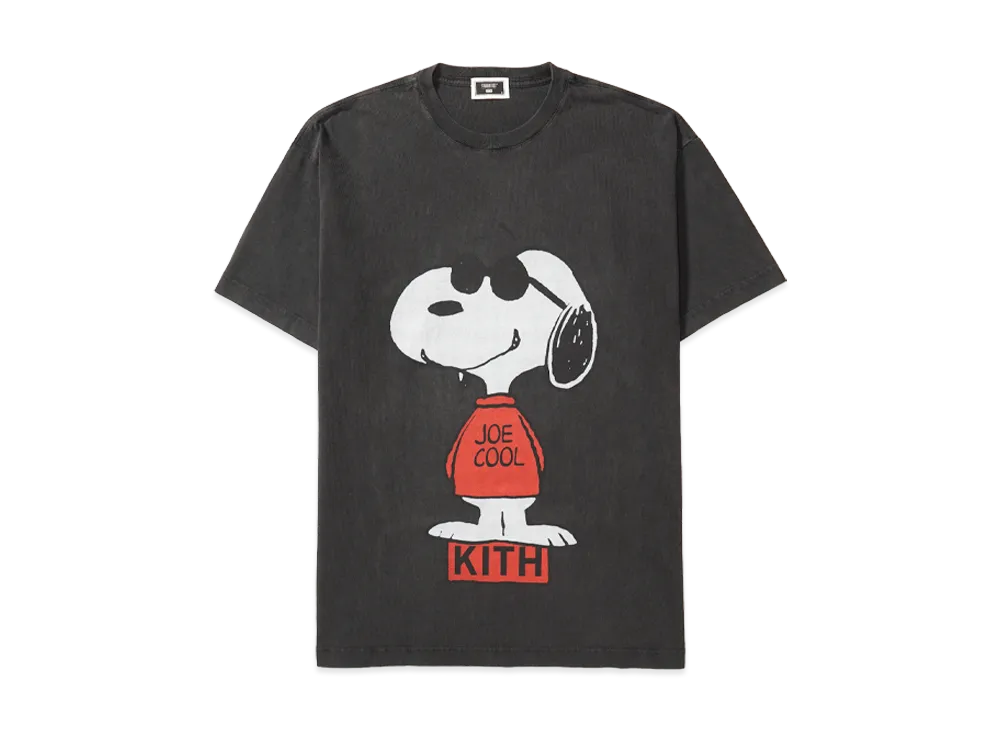 Kith x Peanuts Joe Cool Vintage Tee "Black"