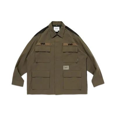 WTAPS Veiny / LS / Cotton. Twill "OliveDrab"