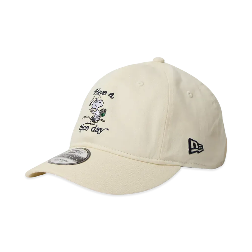 NEW ERA x PEANUTS 9THIRTY Have a Nice Day "Chrome White"