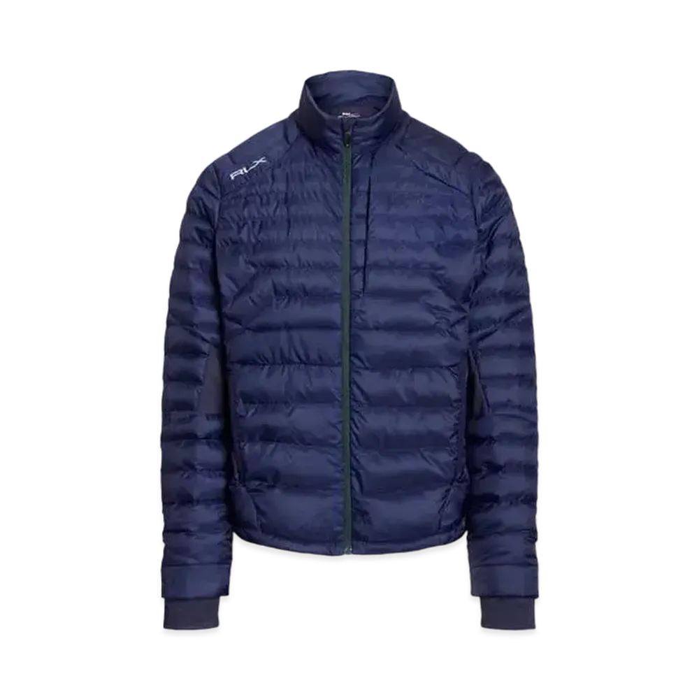 Polo Ralph Lauren Rlx Golf Water Reperant Packable Quilted Jacket "Navy"