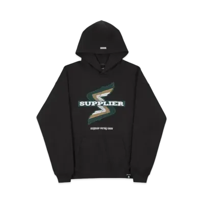 SUPPLIER Racing Logo Hoodie "Black"