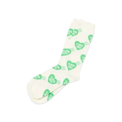 HUMAN MADE Heart Socks "Green"