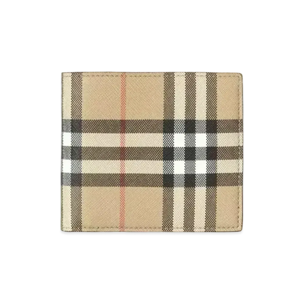 Burberry Vintage Check Bi-Fold Wallet "Archive Beige"