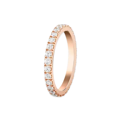 Van Cleef & Arpels Felicite wedding band 2.1mm "18K Rose gold/Diamond"
