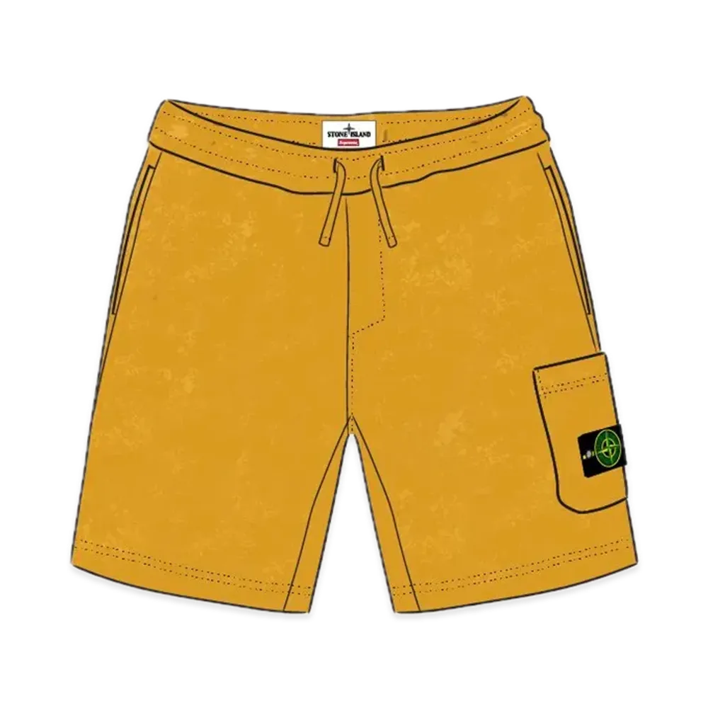 Supreme x Stone Island Sweatshort "Olive"