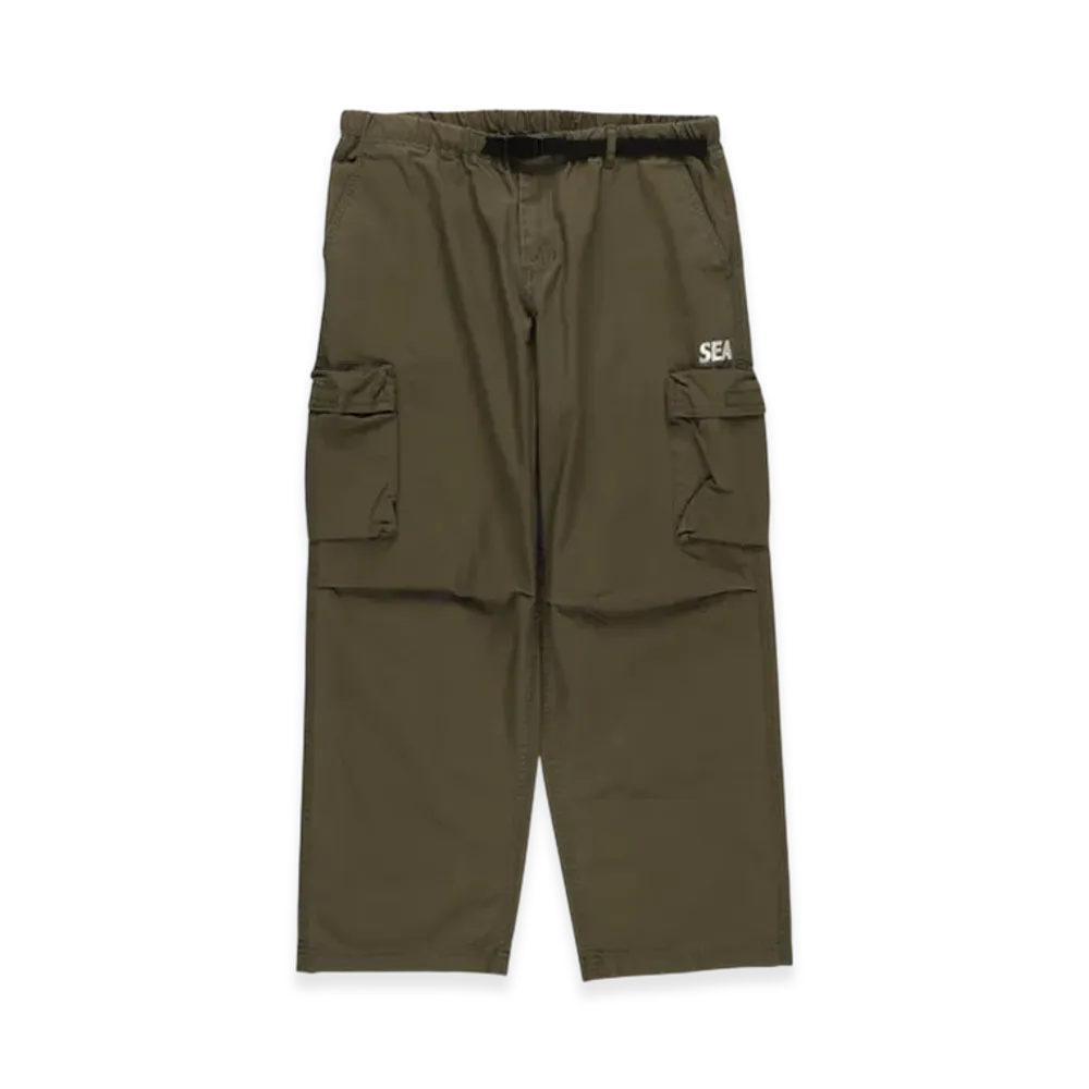 WIND AND SEA Wide Leg Cargo Pants "Khaki"