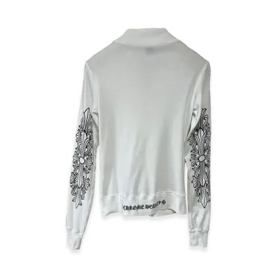 Chrome Hearts Women's Zip-Up Cardigan "White"