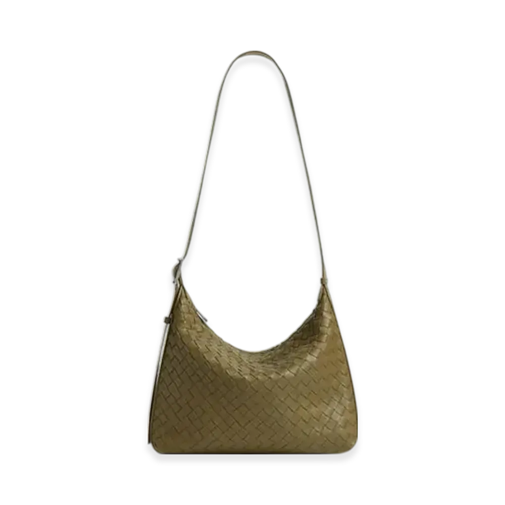 Bottega Veneta Small Traveler "Algae"