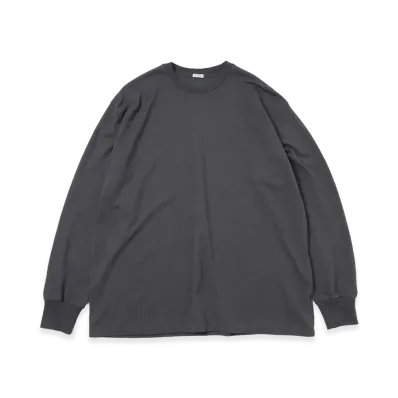 A.PRESSE Cashmere Blend L/S T-Shirt "Charcoal"