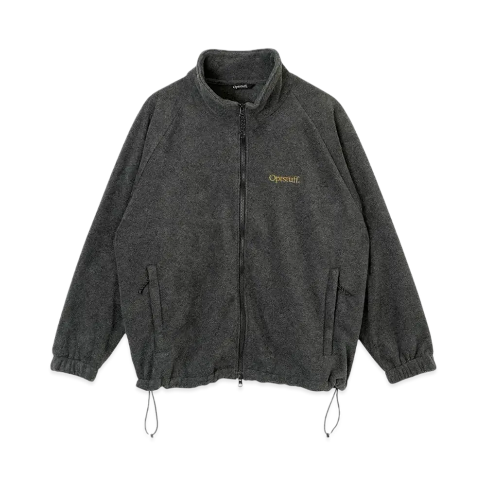 Optstuff Classic Fleece Full Zip Jacket "Dark Gray"