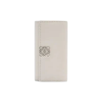 LOEWE Anagram Key Case "Light Ghost"