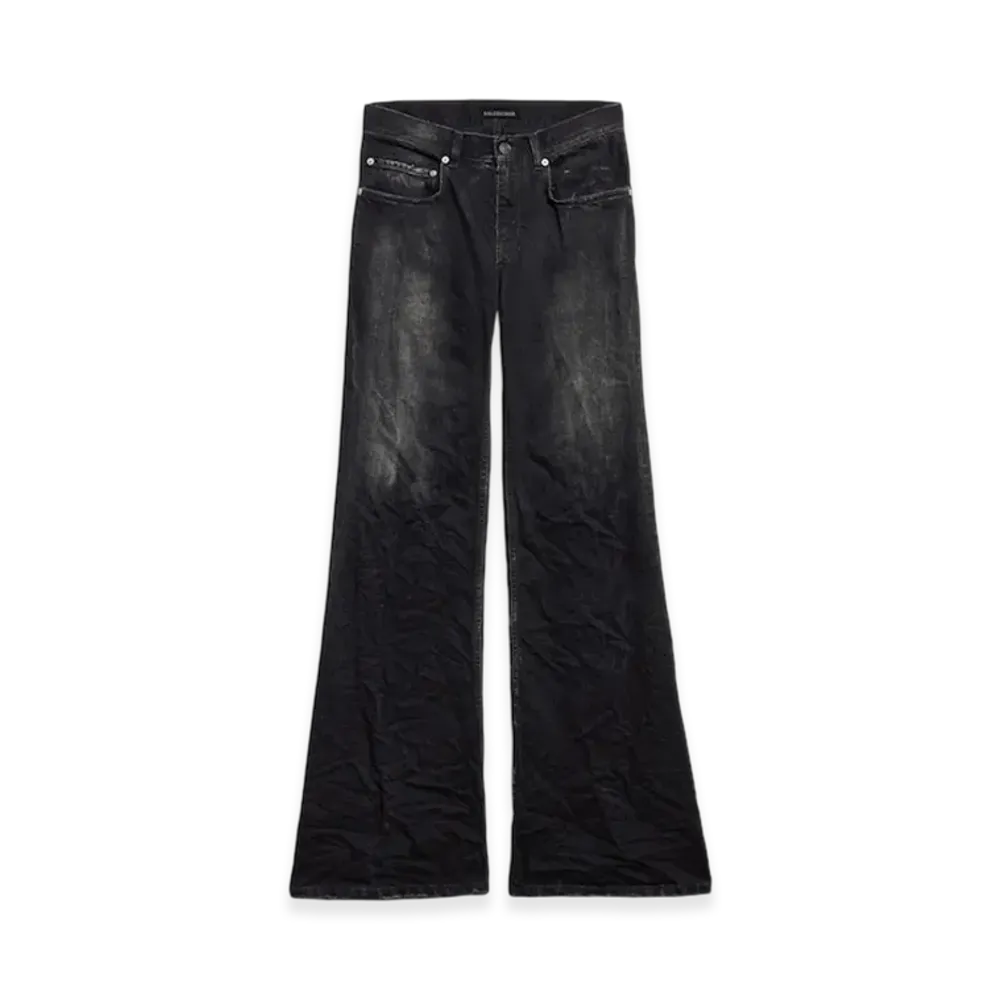 BALENCIAGA Women's Wide Leg Pants "Black"
