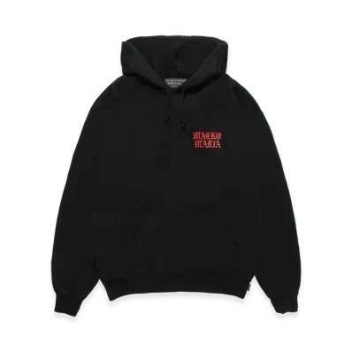 WACKO MARIA Death Row Records / Garment Dyed Hooded Sweat Shirt "Black"